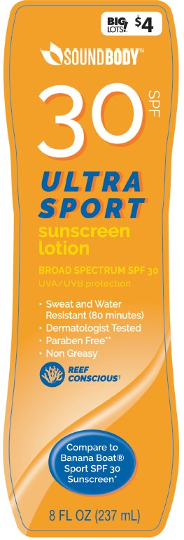 Pill image for Big Lots Soundbody Spf 30 Ultra Sport Sunscreen Lotion