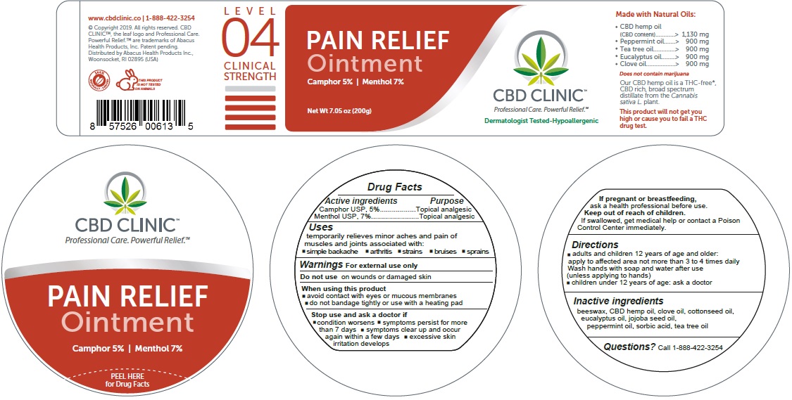 Pill image for Cbd Clinic Pain Relief - Level 4