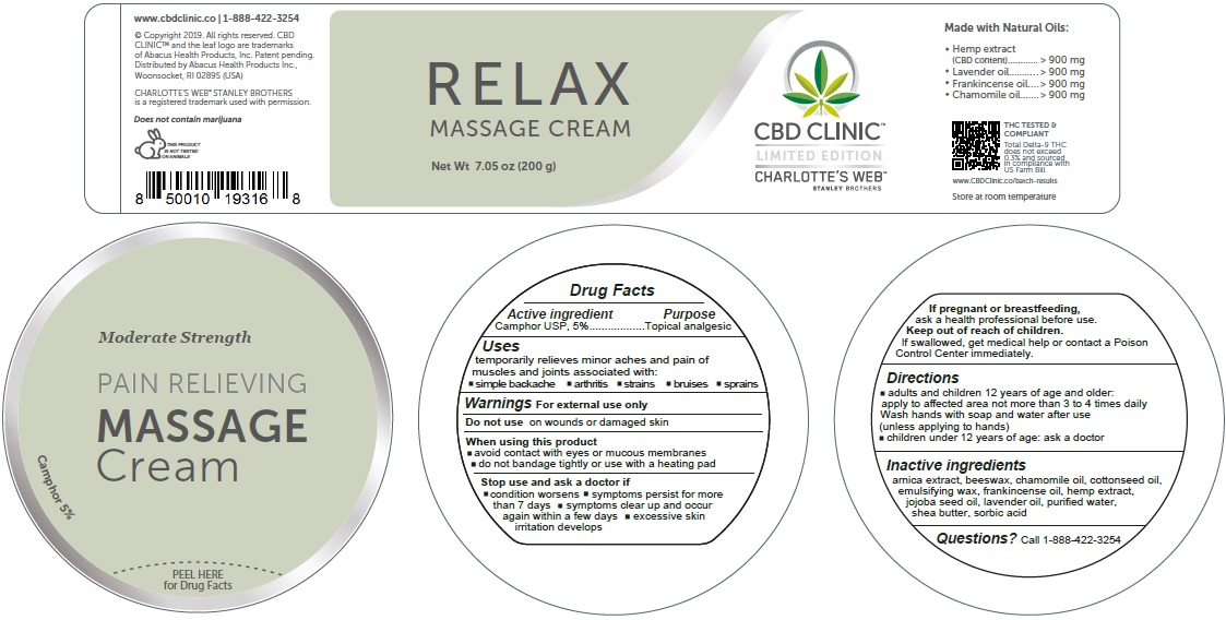 Pill image for Cbd Clinic Relax Massage