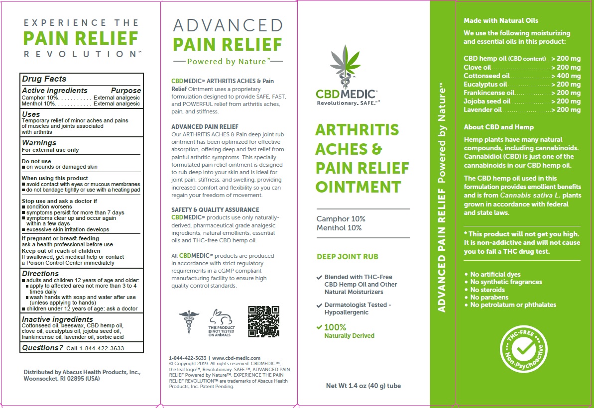 Pill image for Cbdmedic Arthritis Aches And Pain Relief