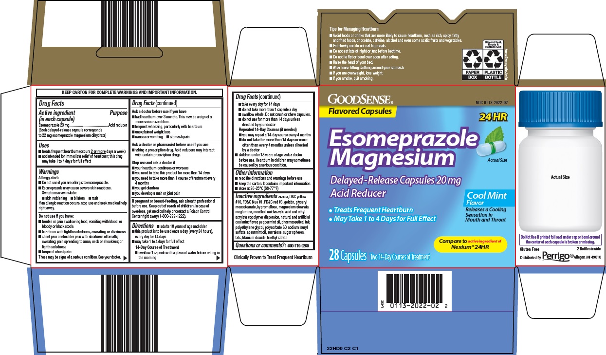 Pill image for Perrigo Esomeprazole Magnesium Drug Facts