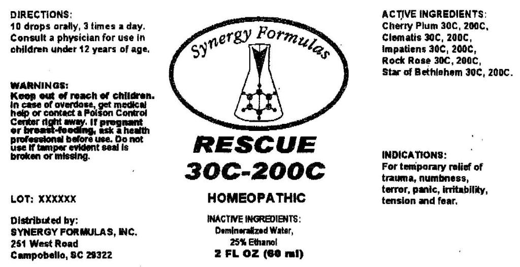 Pill image for Rescue 30c 200c