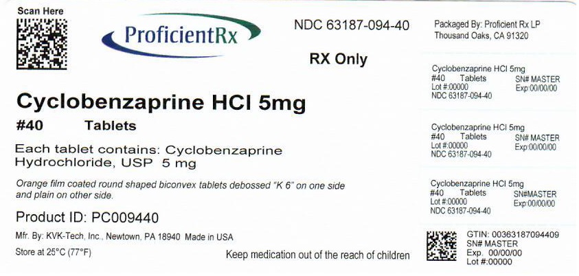 Pill image for Cyclobenzaprine Hydrochloride Tablets, Usp