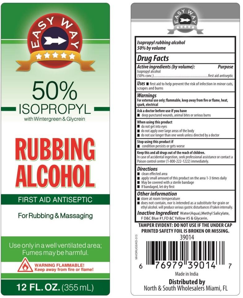 Pill image for Isopropyl Rubbing Alcohol 50% With Wintergreen And Glycerin