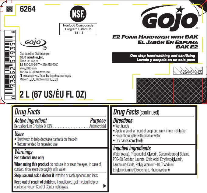 Pill image for Gojo® E2 Foam Handwash With Bak