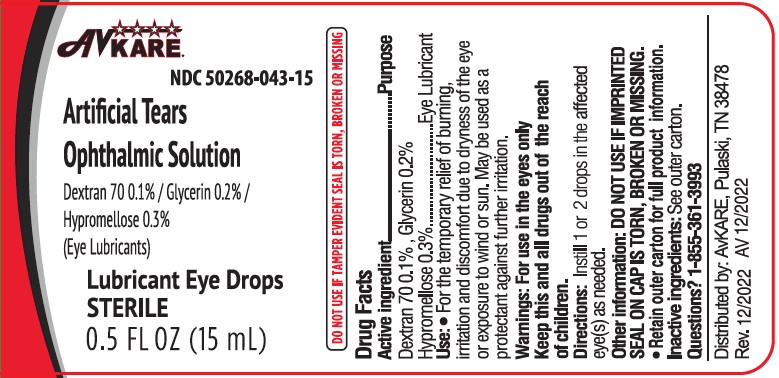 Pill image for Artificial Tears Ophthalmic Solution