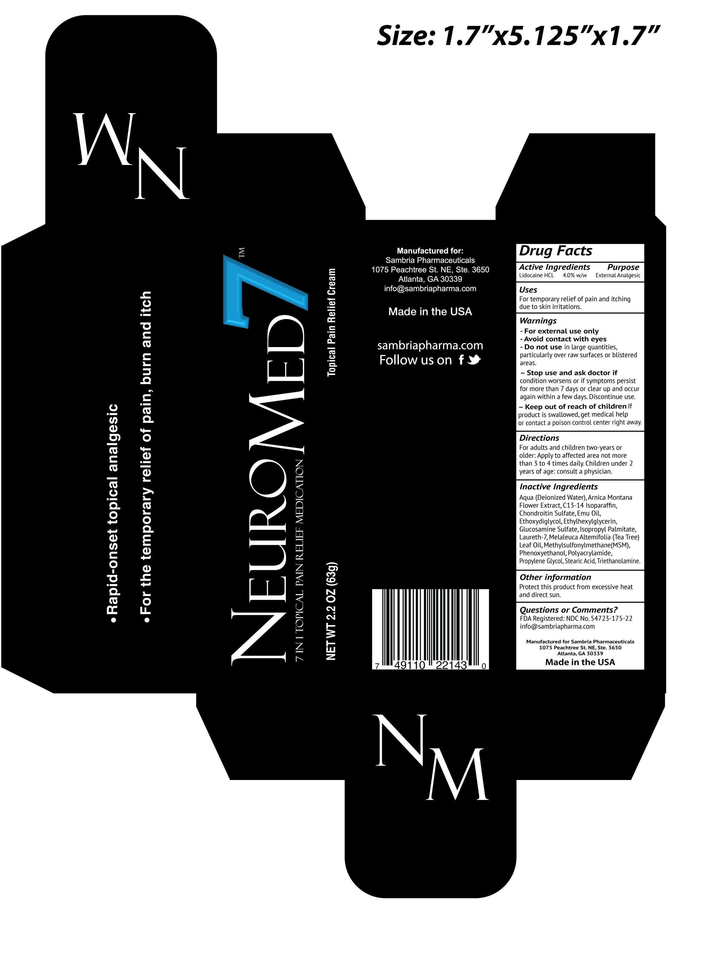 Pill image for Neuromed 7 Topical Pain Relief Cream