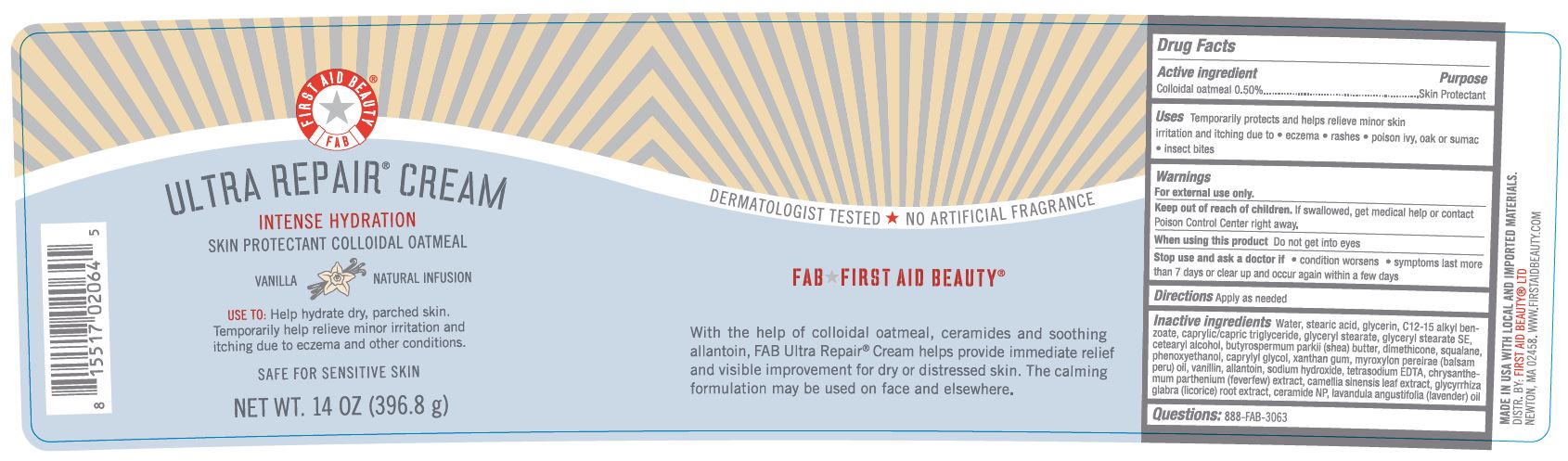 Pill image for First Aid Beauty Fab Ultra Repair Cream Skin Protectant Vanilla