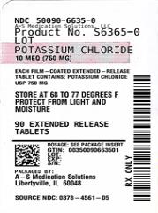 Pill image for These Highlights Do Not Include All The Information Needed To Use Potassium Chloride Extended-release Tablets