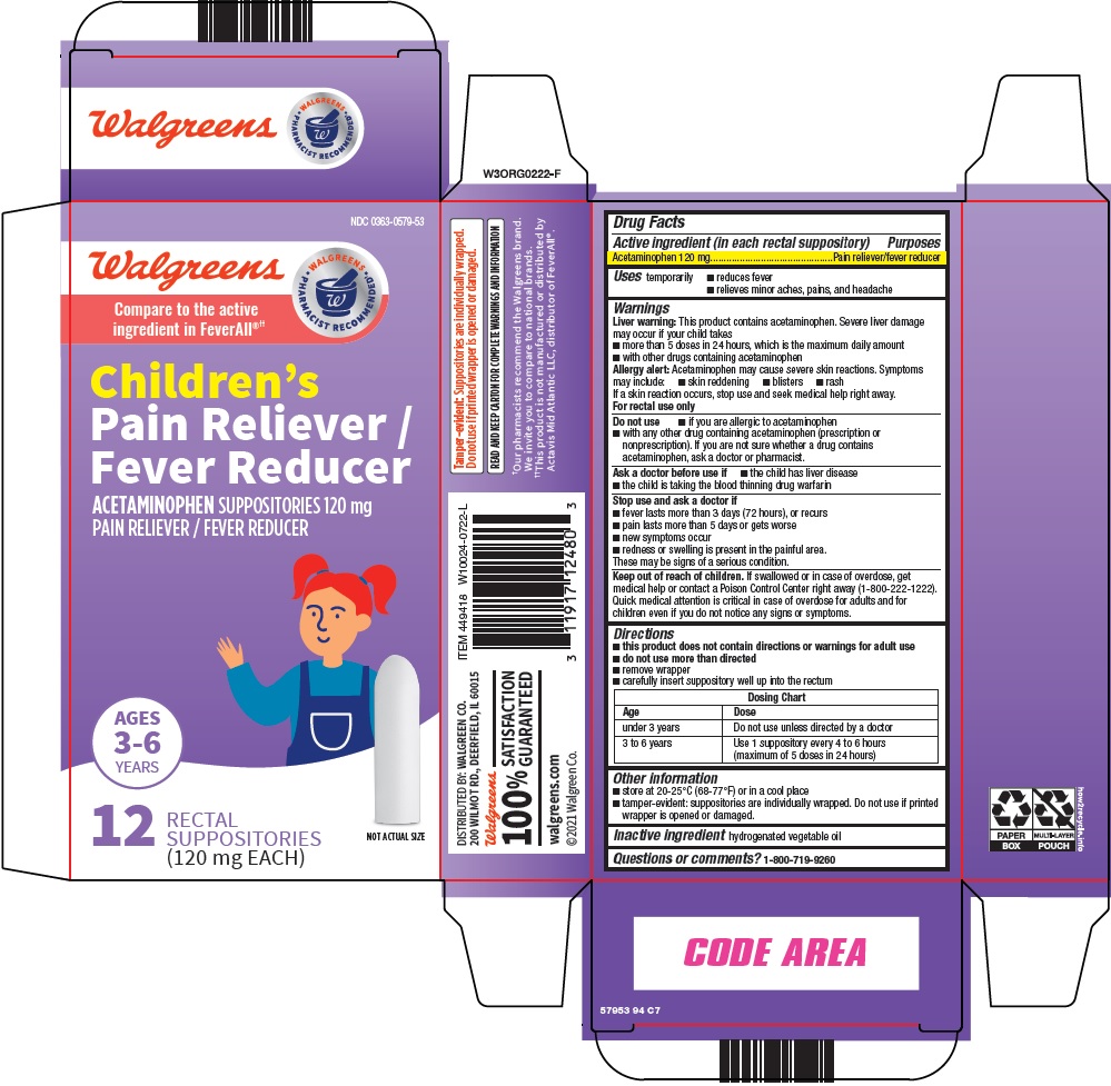 Pill image for Walgreen Co. Children’s Pain Reliever/fever Reducer Drug Facts