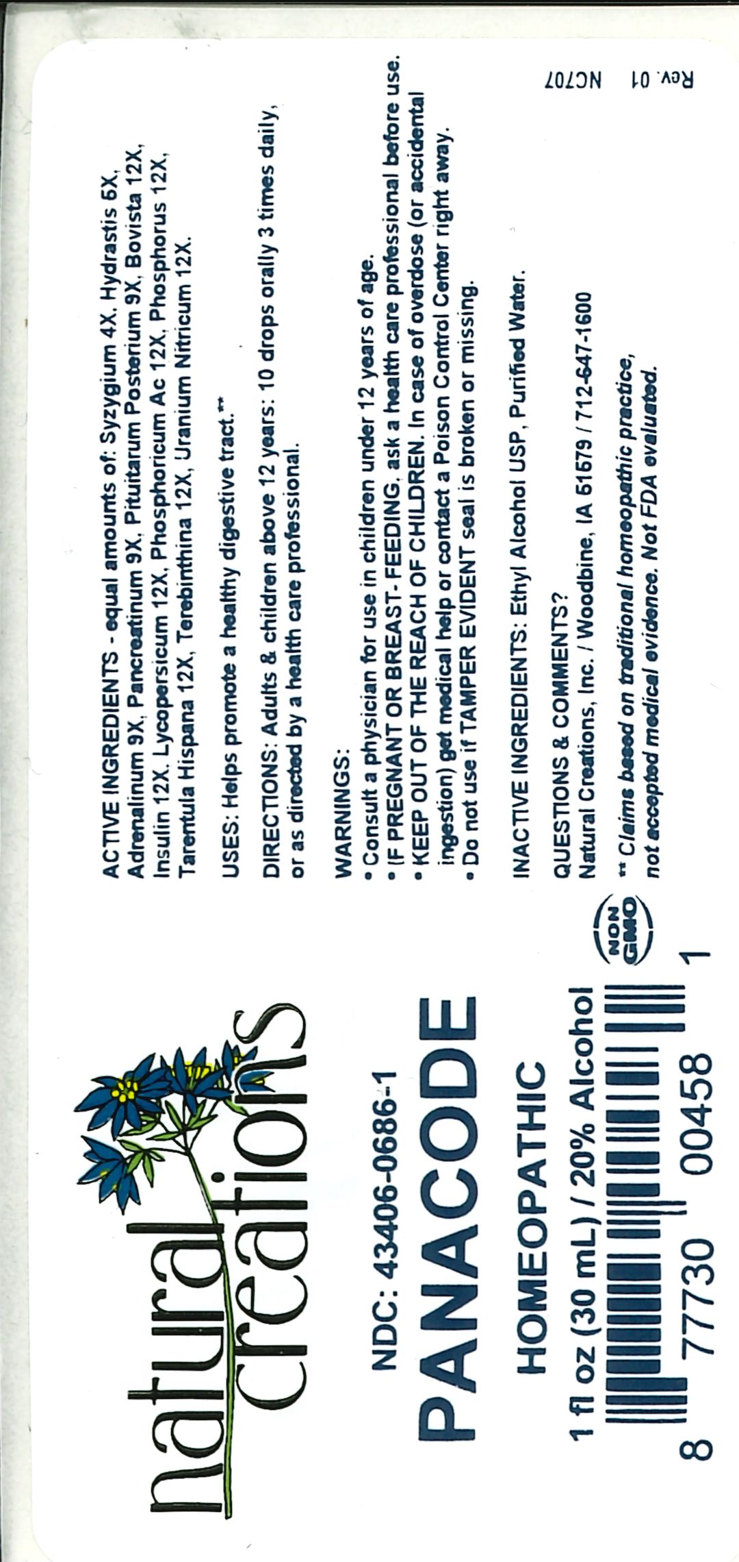 Pill image for Panacode