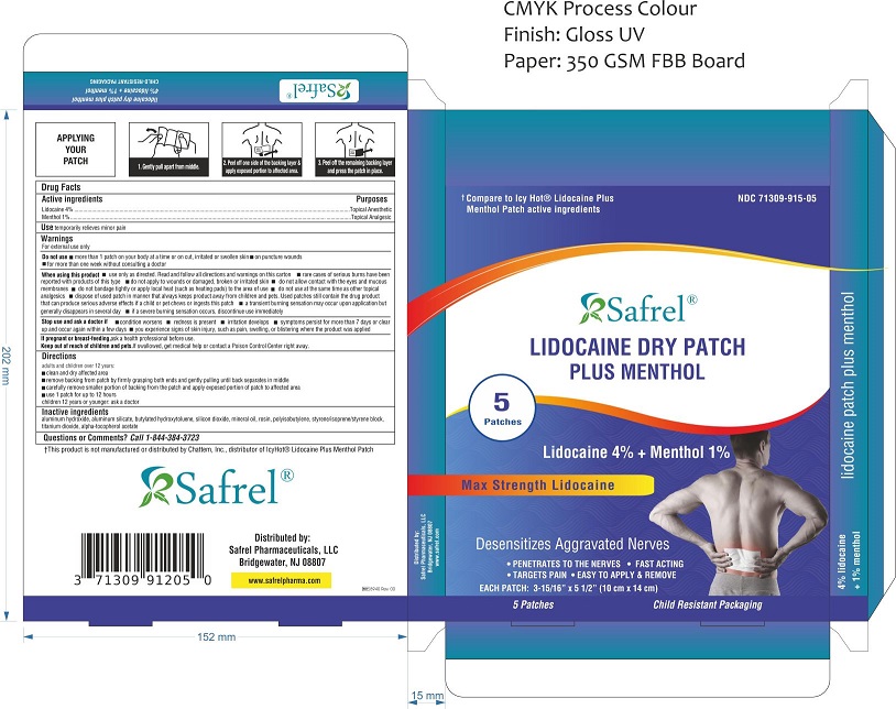 Pill image for Lidocaine Dry Patch Plus Menthol - Lidocaine 4% And Menthol 1% Patch