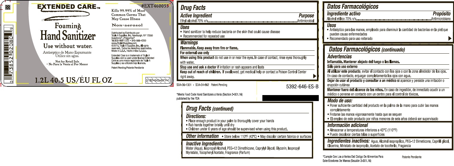 Pill image for extended care™ foaming hand sanitizer