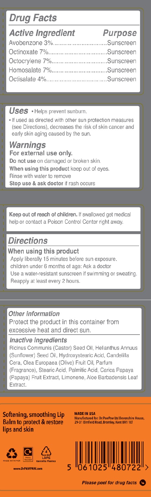 Pill image for dr. pawpaw multipurpose lip balm with natural pawpaw & spf 30