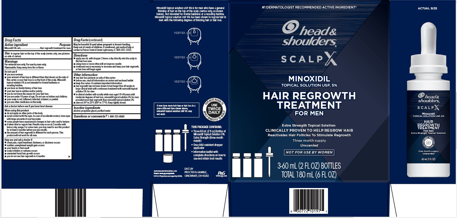 Pill image for Head & Shoulders Scalp X Minoxidil Hair Regrowth Treatment For Men