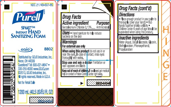 Pill image for purell sf607 instant hand sanitizing foam