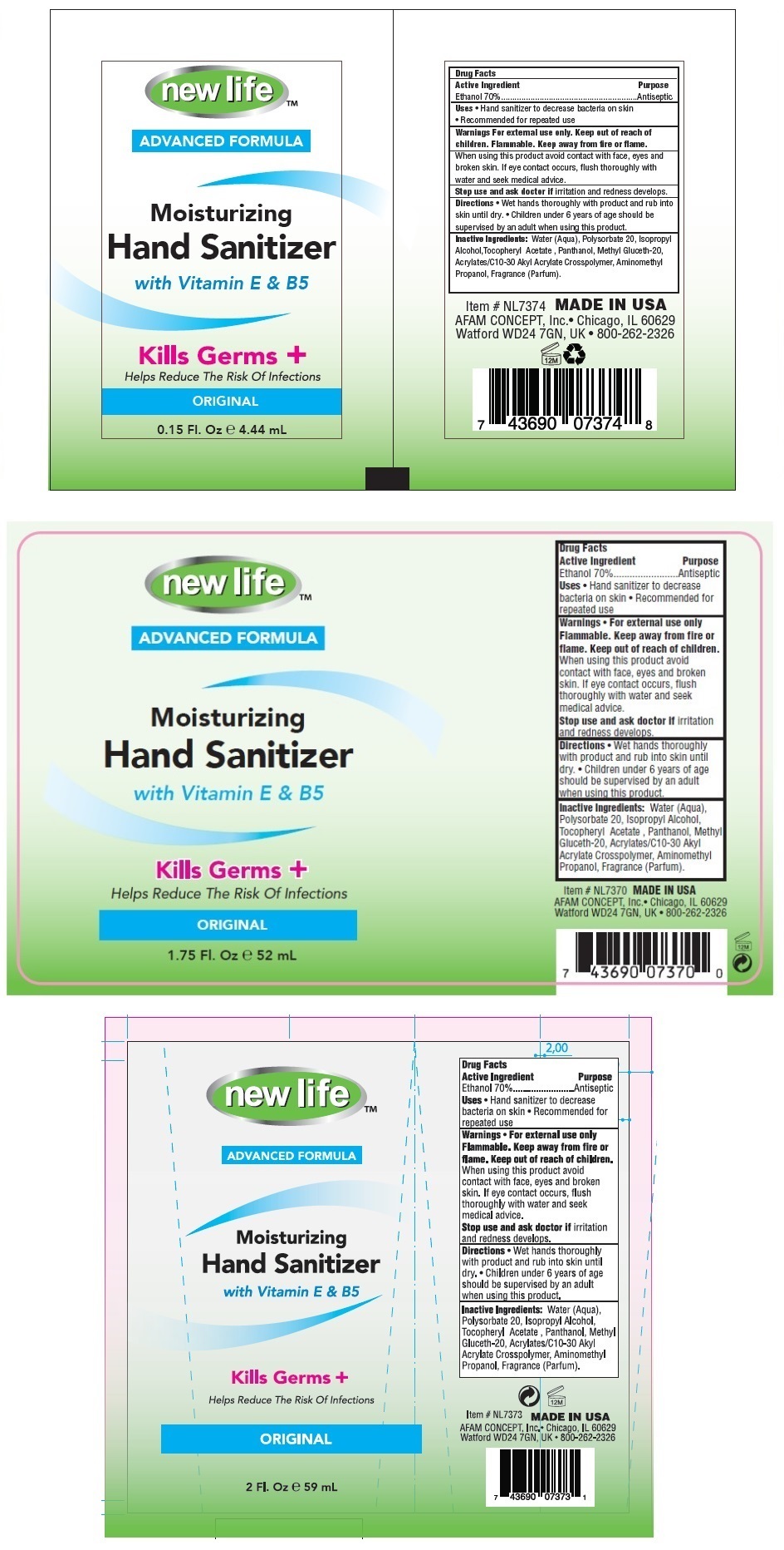 Pill image for New Life Moisturizing Hand Sanitizer