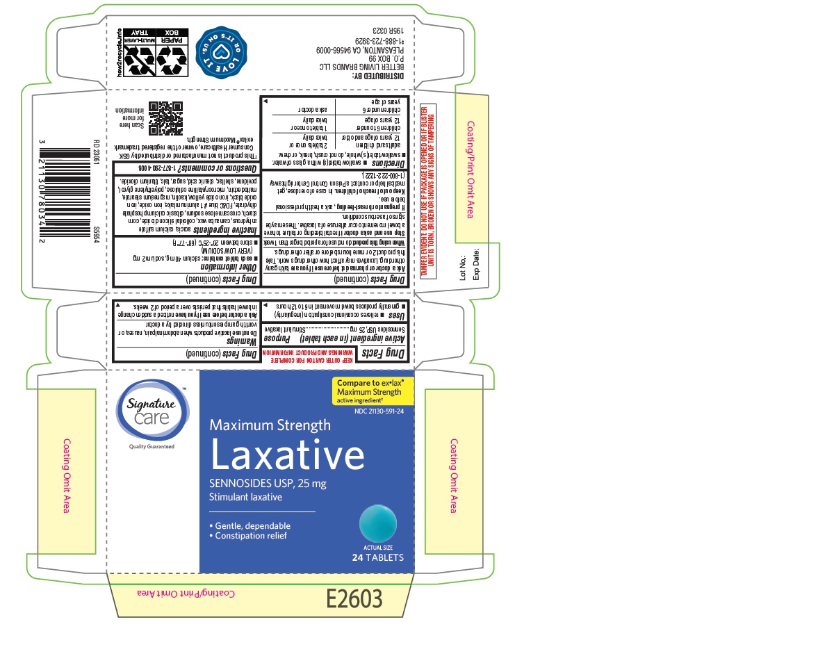 Pill image for 195-albertsons-laxative Sennosides Usp 25 Mg Tablets