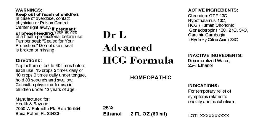 Pill image for Dr. L Advanced Hcg Formula