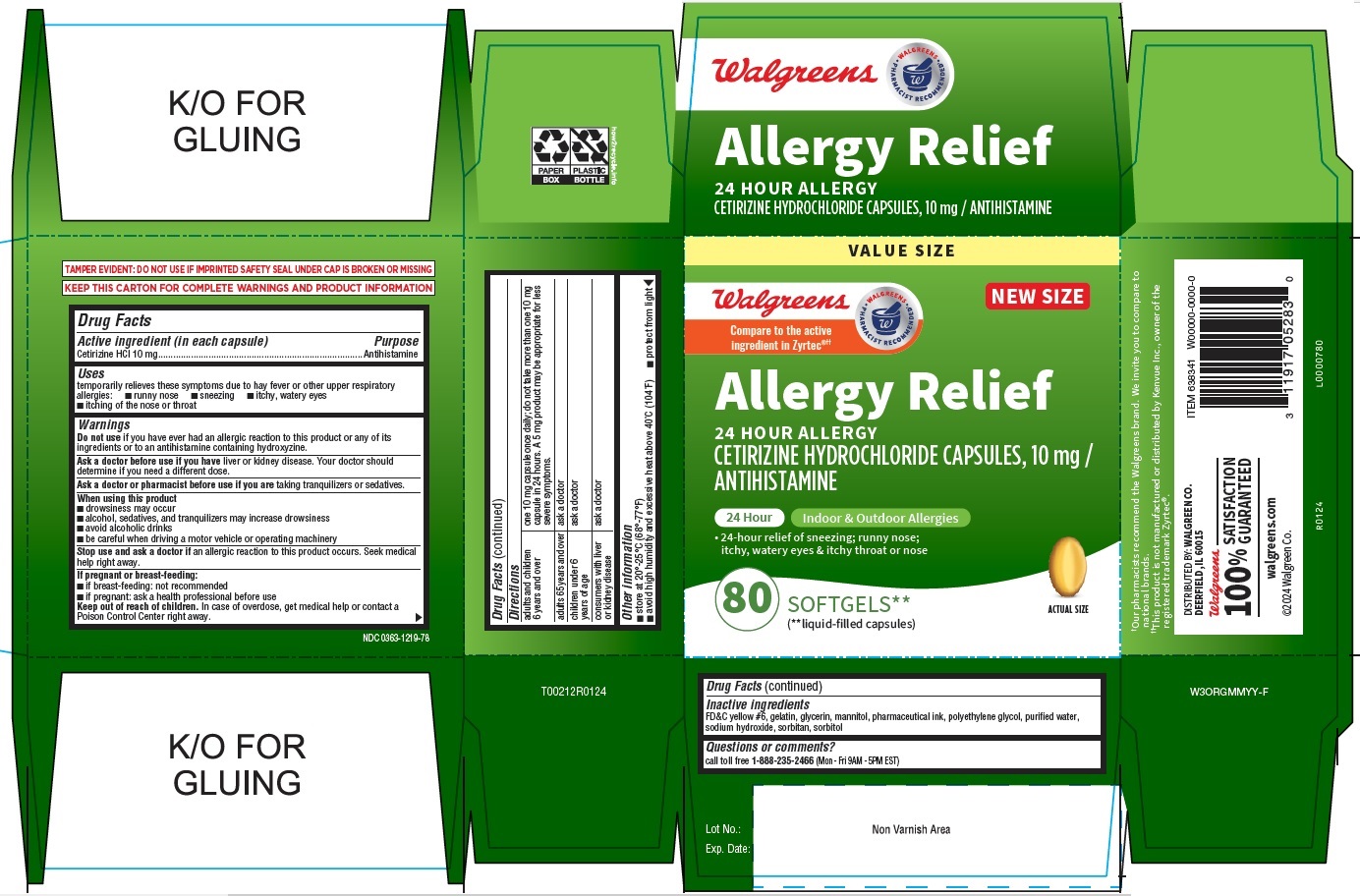Pill image for Cetirizine Hcl Capsules 10 Mg- Walgreens