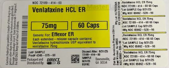 Pill image for Venlafaxine Hcl Er