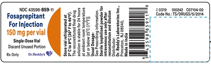 Pill image for These Highlights Do Not Include All The Information Needed To Use Fosaprepitant for injection Safely And Effectively. See Full Prescribing Information For Fosaprepitant For Injection.  