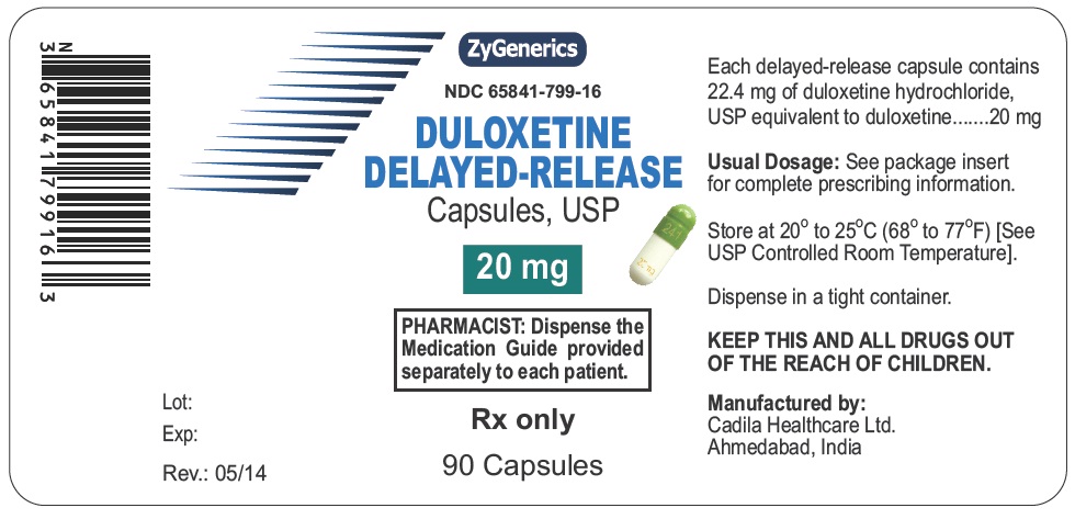 Pill image for Duloxetine Delayed-release Capsules