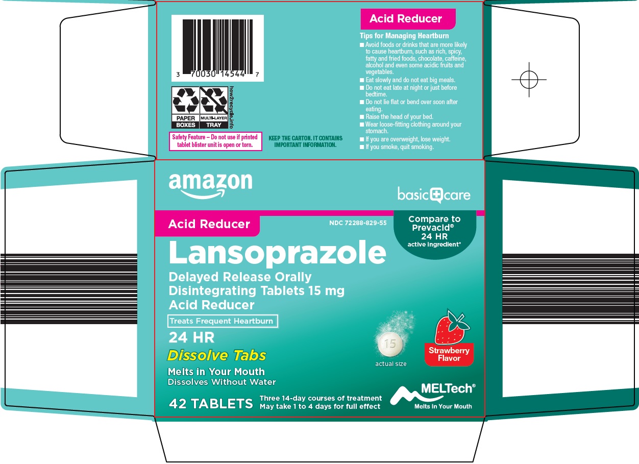 Pill image for Amazon Lansoprazole Drug Facts