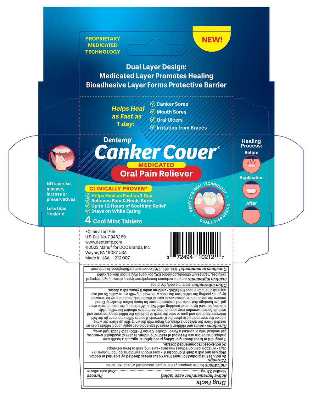 Pill image for dentemp canker cover 4ct
