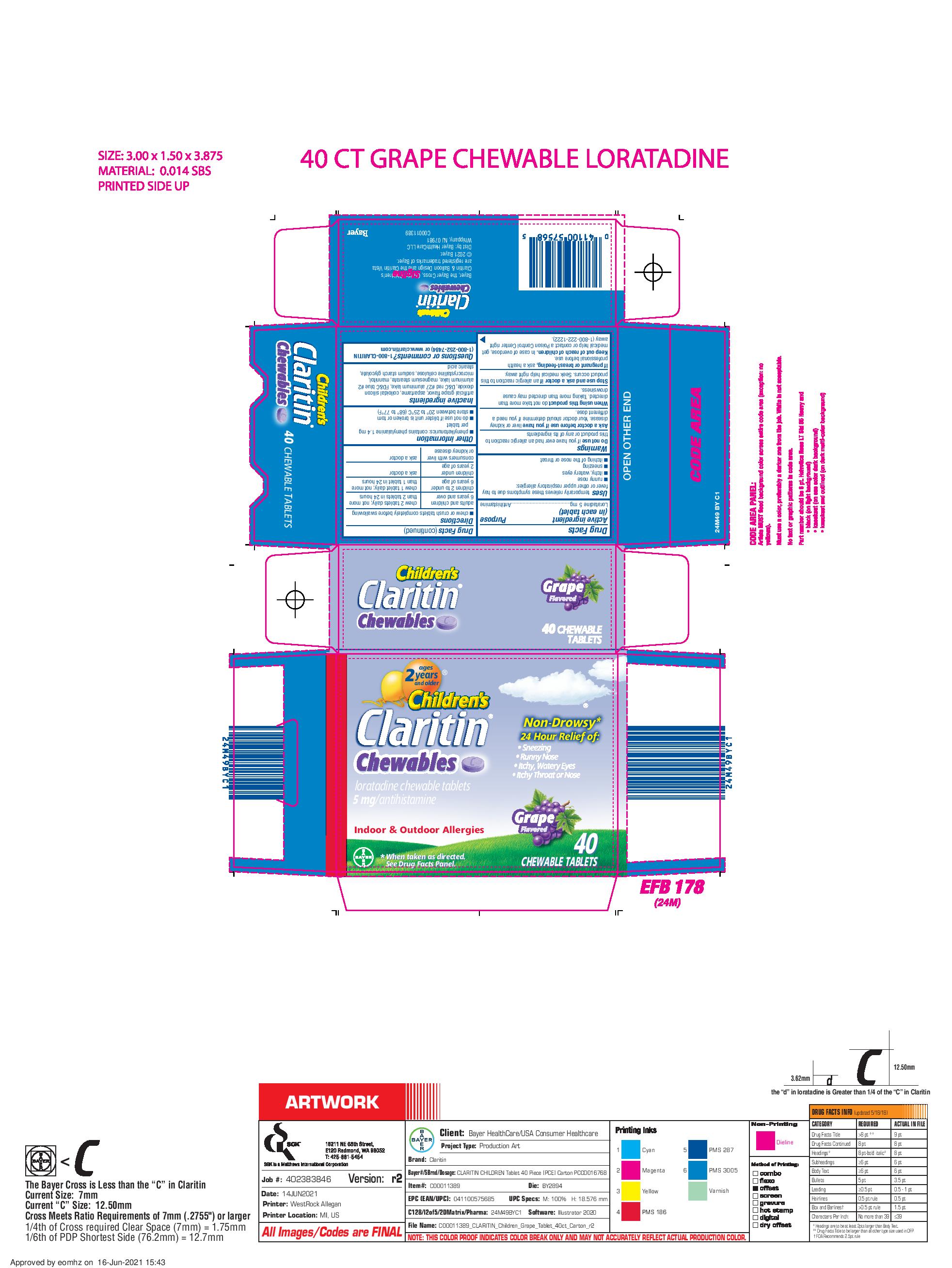 Pill image for Children Claritin ®