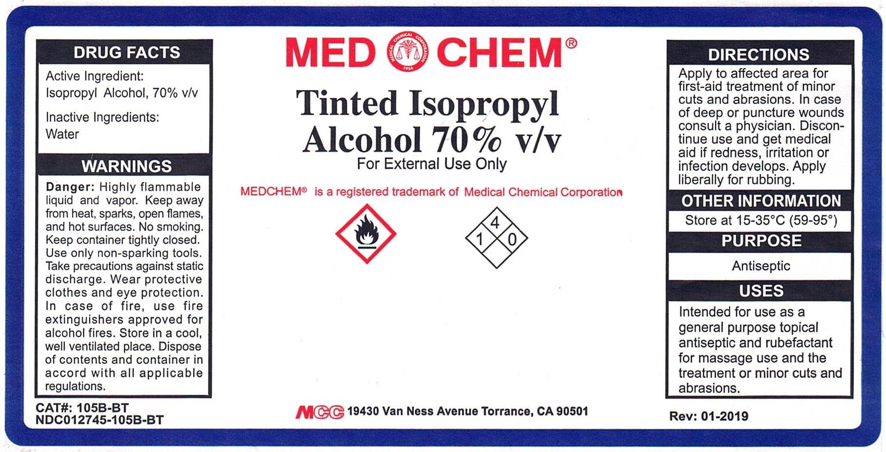 Pill image for Tinted Isopropyl Alcohol