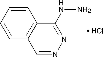 Pill image for Hydralazine Hydrochloride Injection, Usp