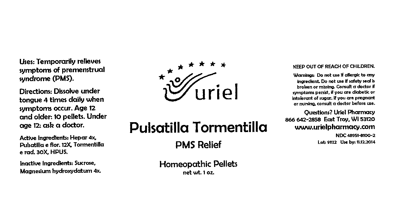 Pill image for pulsatilla tormentilla pms relief pellets - 1 oz.
