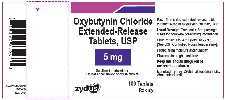 Pill image for Oxybutynin Chloride Extended-release Tablets