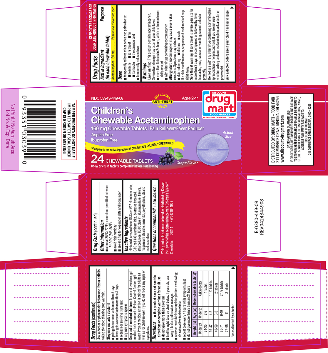 Pill image for Drug Mart 44-449