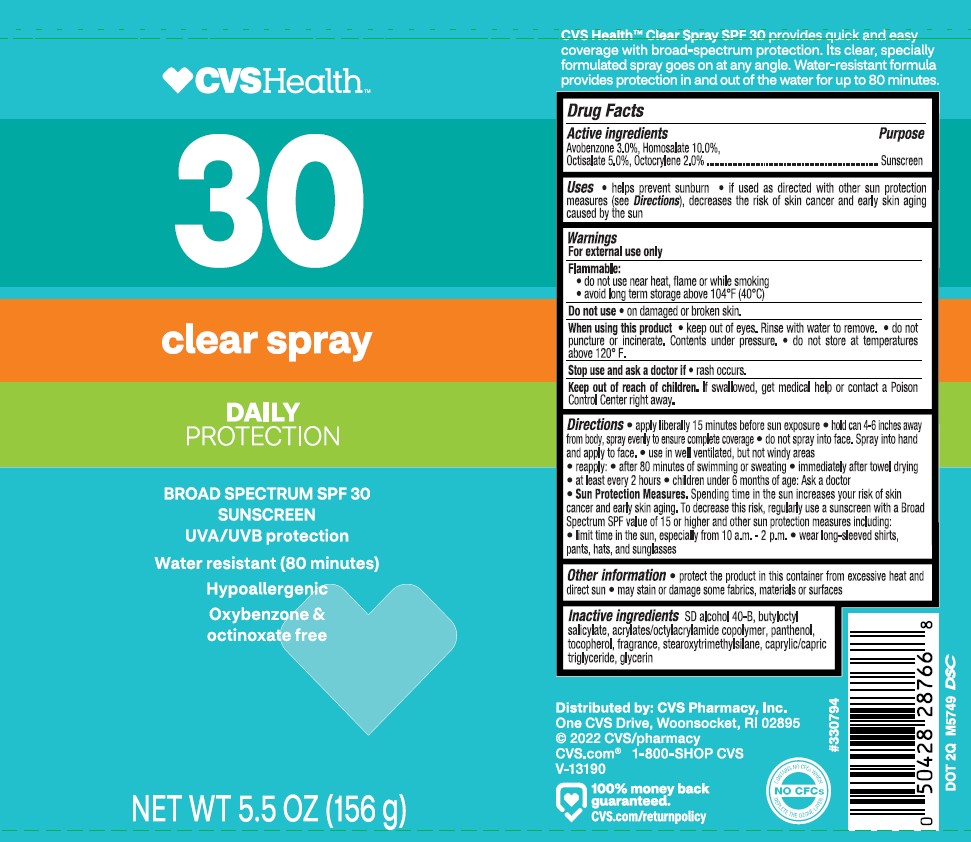 Pill image for cvs health spf 30 clear spray