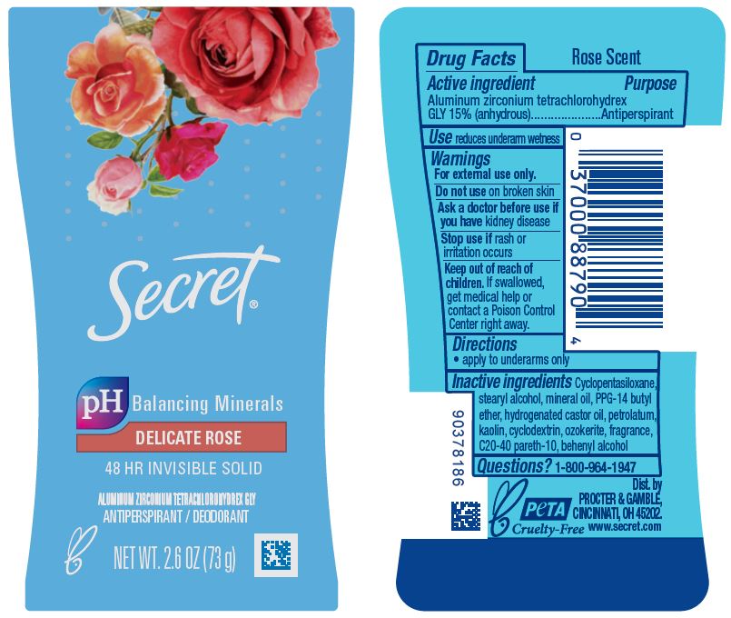 Pill image for Secret Delicate Rose Invisible Solid