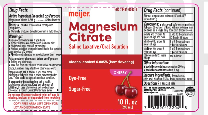Pill image for Meijer Magnesium Citrate Oral Solution - Cherry