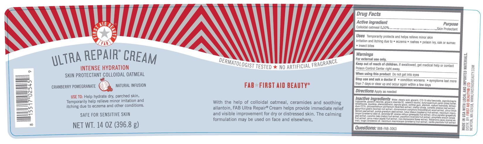 Pill image for First Aid Beauty Fab Ultra Repair Cream Skin Protectant Cranberry Pomegranate