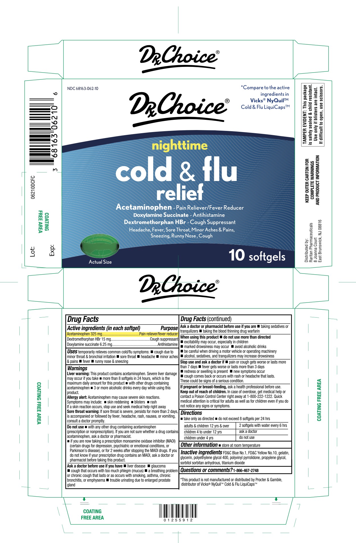 Pill image for Drx Choice® Nighttime Cold & Flu