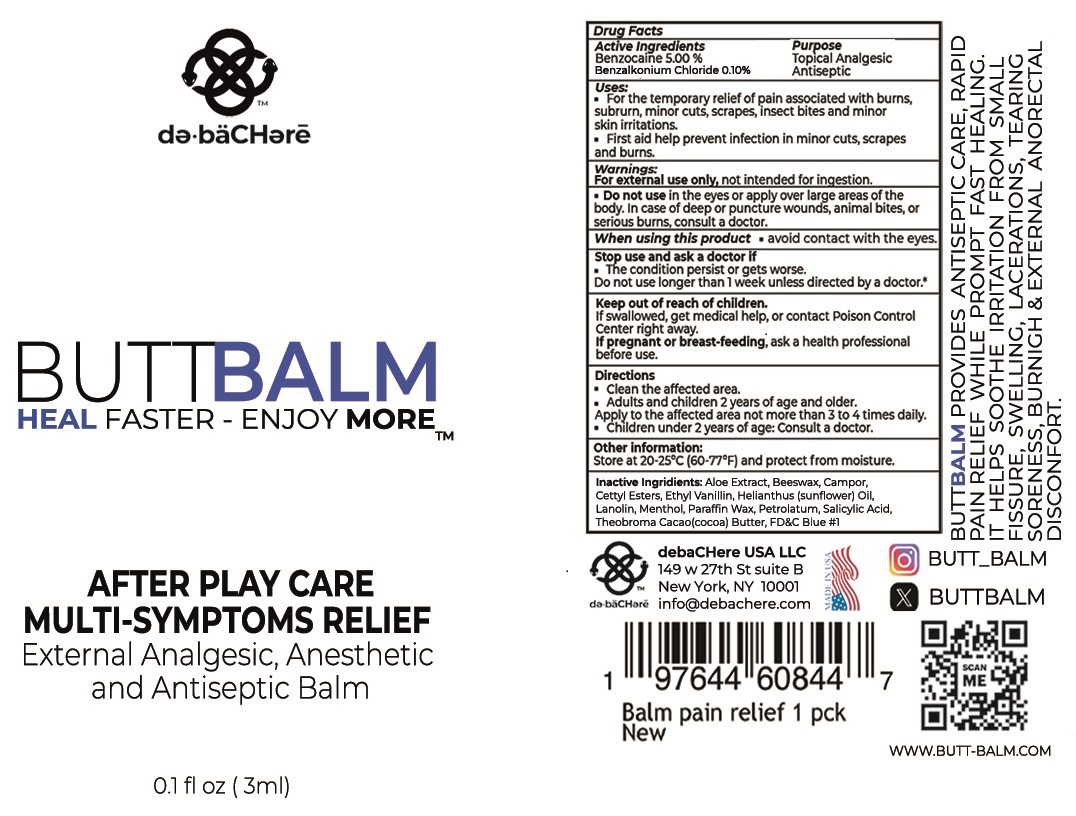 Pill image for Debachere Butt Balm After Play Care Multi Symptoms Relief