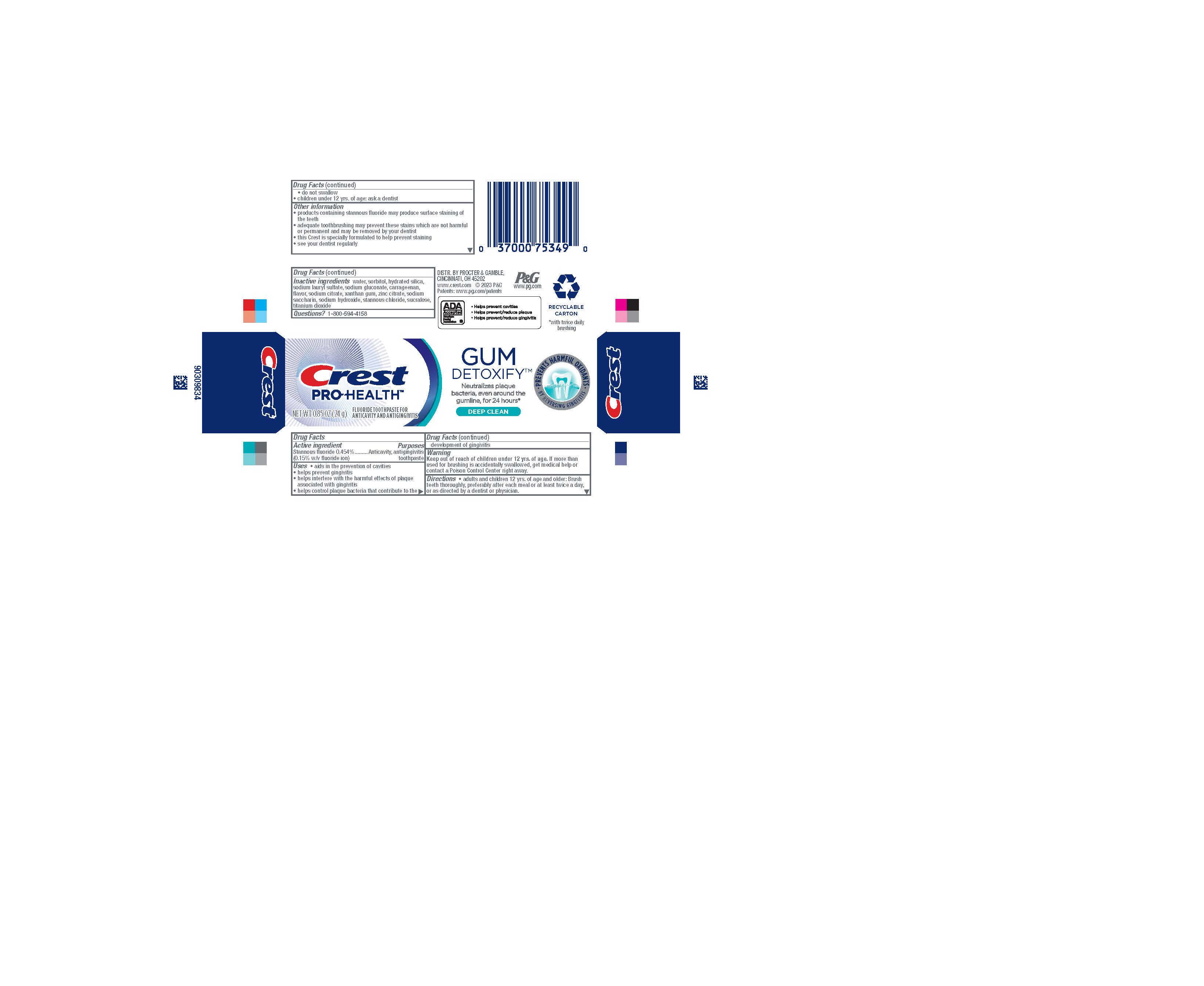 Pill image for Crest Pro-health Gum Detoxify Deep Clean