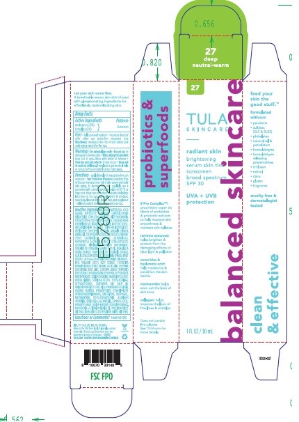 Pill image for Tula Radiant Skin Brightening Serum Skin Tint Sunscreen Broad Spectrum Spf 30