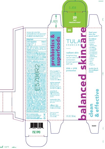 Pill image for Tula Radiant Skin Brightening Serum Skin Tint Sunscreen Broad Spectrum Spf 30