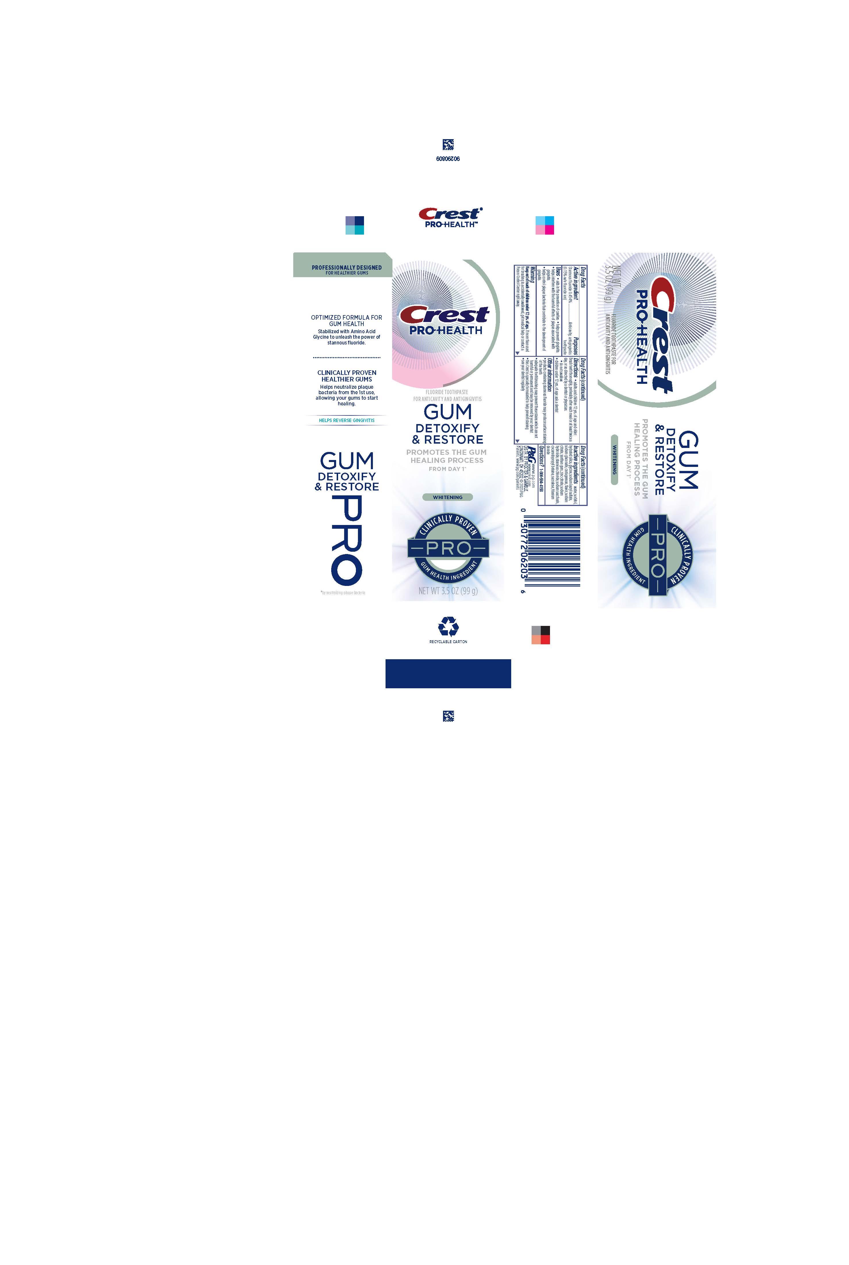 Pill image for Crest Pro-health Gum Detoxify & Restore Pro Whitening