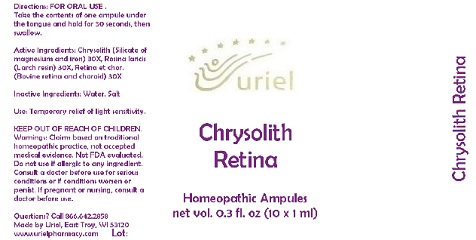 Pill image for Chrysolith Retina