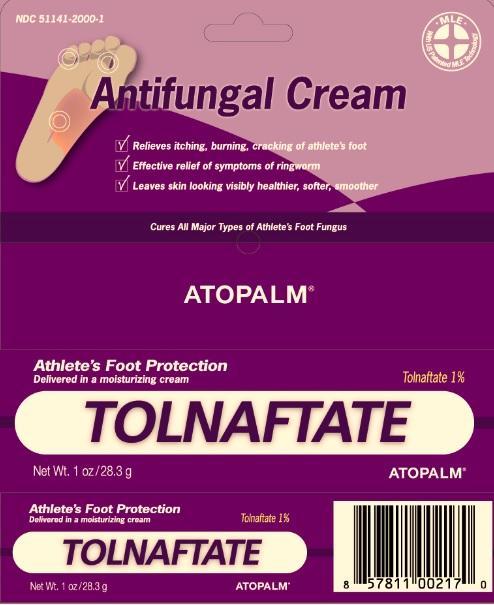 Pill image for Atopalm Tolnaftate Antifungal Cream