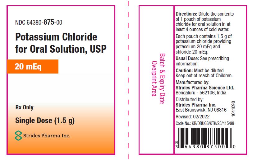 Pill image for these highlights do not include all the information needed to use potassium chloride for oral solution safely and effectively. see full prescribing information for potassium chloride for oral solution.
