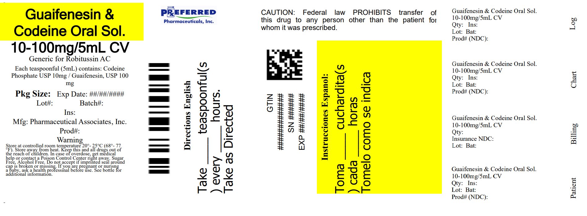 Pill image for Guaifenesin And Codeine Phosphate
