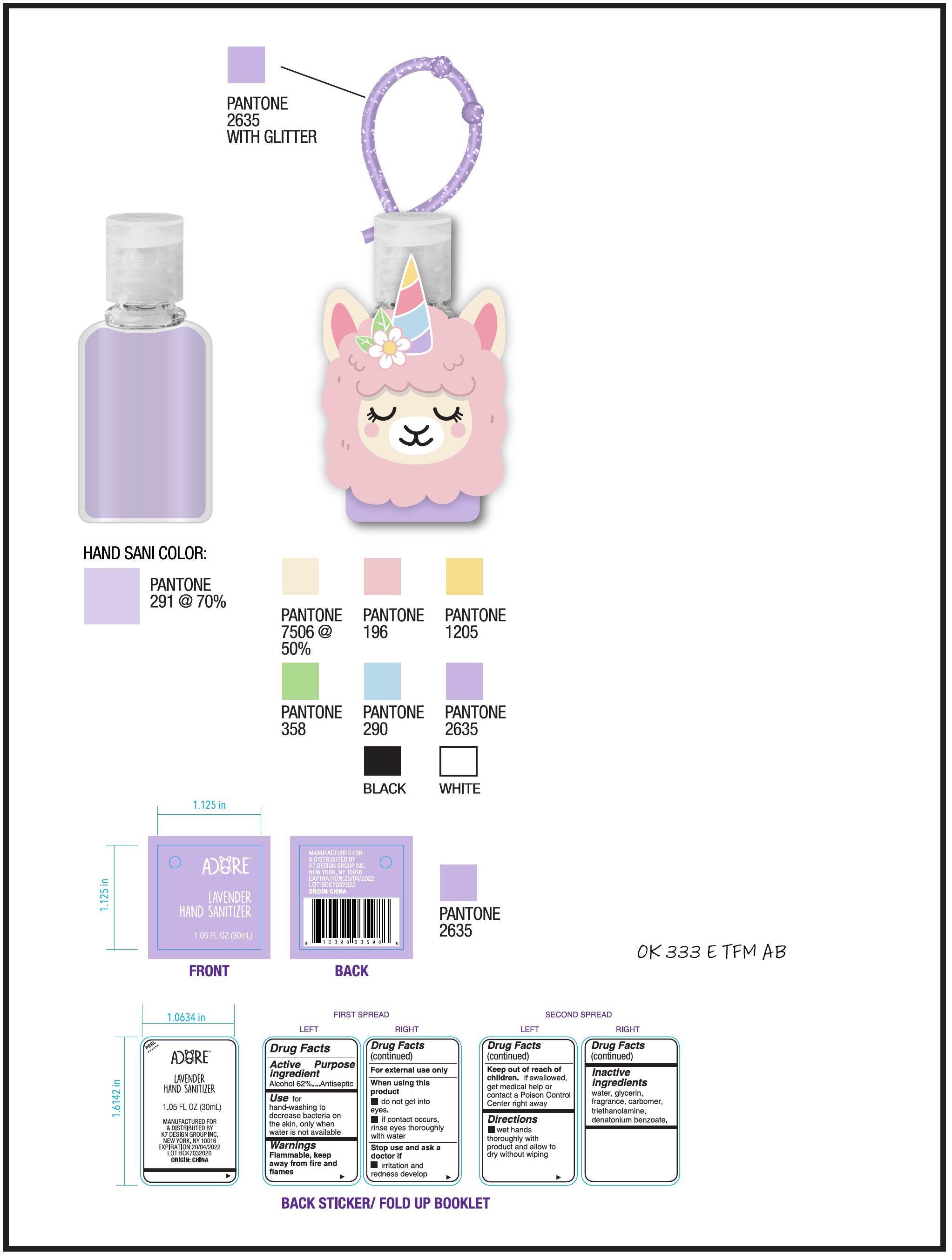 Pill image for Lavender Hand Sanitizer Girl